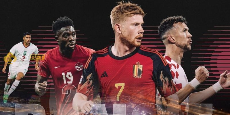 Hình ảnh 4 cầu thủ nổi tiếng nhất tại bảng F World Cup 2022