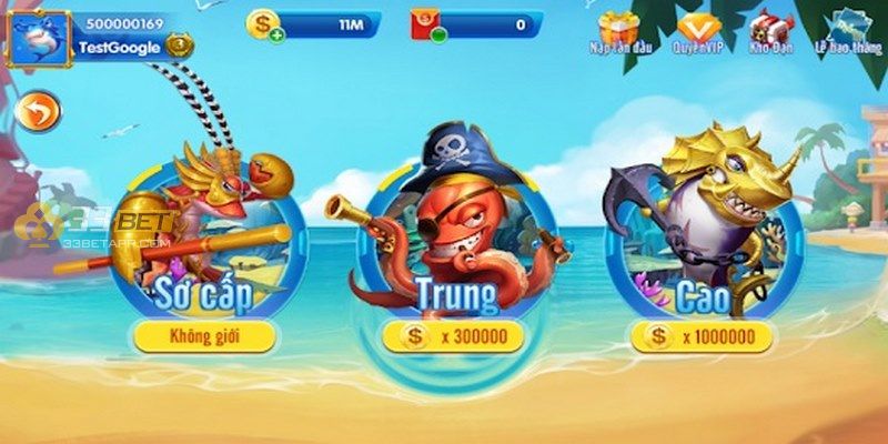 Game bắn cá hải vương có giao diện game mãn nhãn