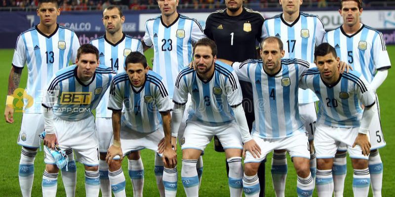 Đội tuyển Argentina với lối chơi bóng vô cùng ấn tượng 